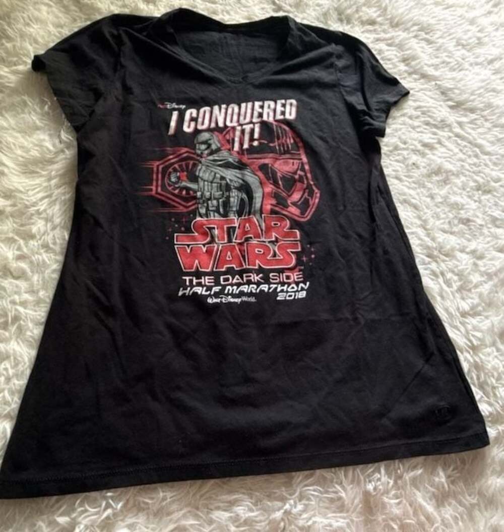 Champion Star Wars The Dark Side Half Marathon 2018 Run Disney T-Shirt
